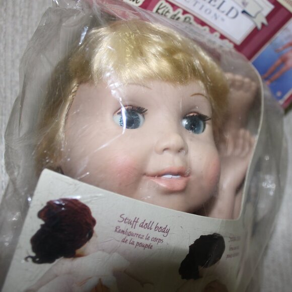 3/$88❤️Fibre-Craft 1996 vintage Doll Making Kit Springfield Collection "Sarah" - Picture 2 of 7